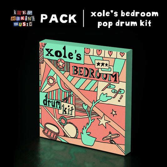 xole's bedroom pop drum kit