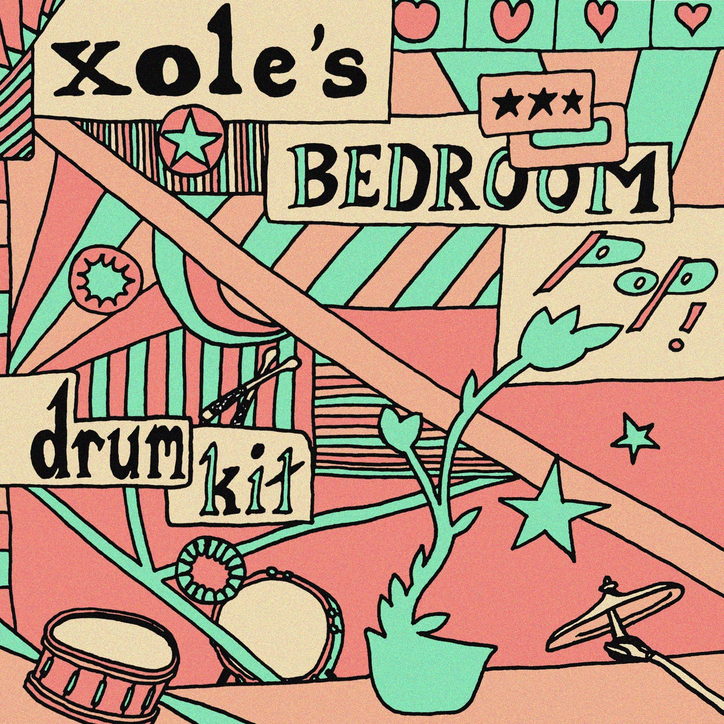 xole's bedroom pop drum kit