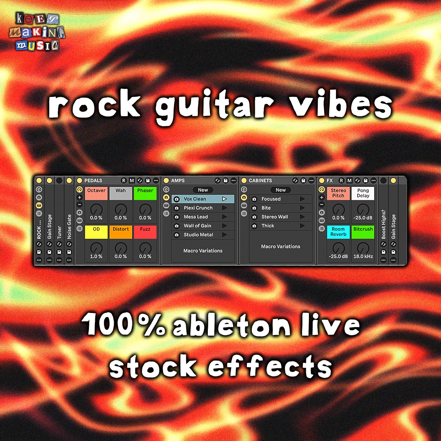 rock guitar vibes